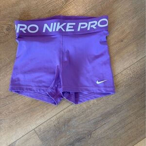 Nike Pro Purple 3” Shorts